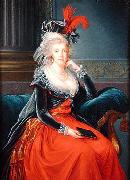 Portrait of Maria Carolina of Austria  Queen consort of Naples elisabeth vigee-lebrun